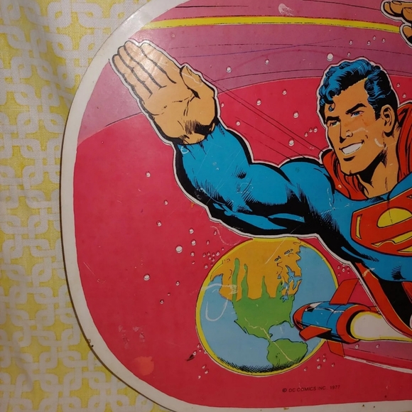 ❎SOLD❎ Rare! Vintage 70s Superman Comic Placemats - Picture 2 of 12